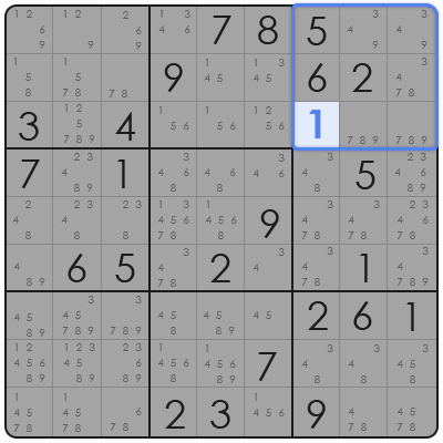 sudoku medium puzzle